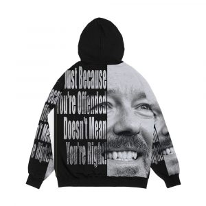 Alternative view of Ricky Gervais You're Wrong Men's All-Over-Print Hoodie