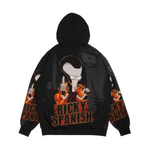 Alternative view of Ricky Spanish Men's All-Over-Print Hoodie