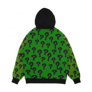 Alternative view of Riddle Me This Men's All-Over-Print Hoodie