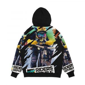 Alternative view of Riders Republic Cool Design Men's All-Over-Print Hoodie