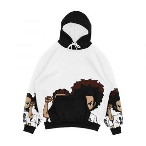 Riley And Huey Freeman Protesting Men's All-Over-Print Hoodie