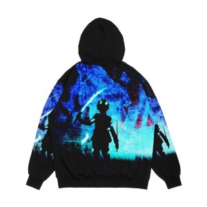Alternative view of Rin Blue Exorcist Men's All-Over-Print Hoodie