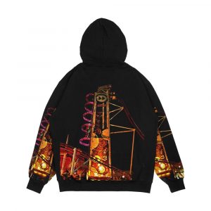 Alternative view of Rip Ride Rockit At Night Men's All-Over-Print Hoodie
