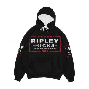 Ripley Hicks 2024 It's The Only Way To Be Sure Men's All-Over-Print Hoodie