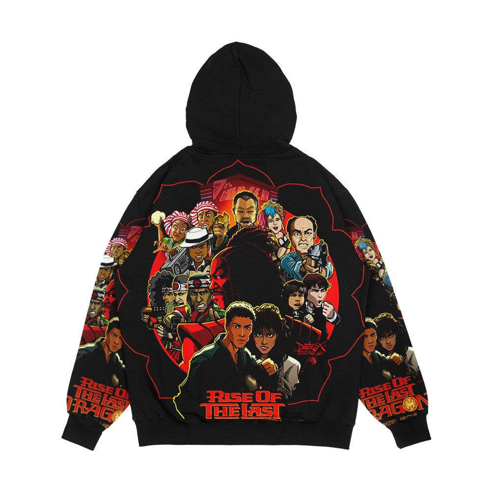 Rise Of The Last Dragon Men's All-Over-Print Hoodie - Image 2