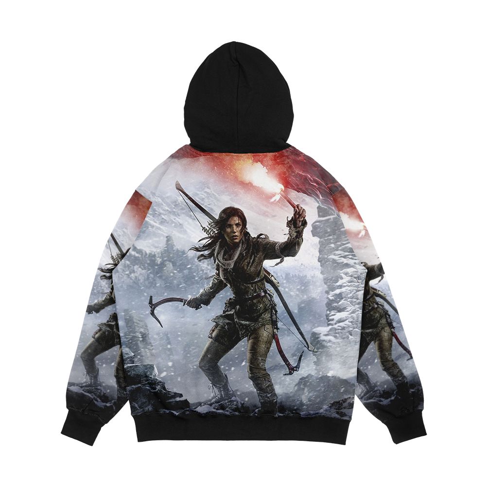 Rise Of The Tomb Raider Men's All-Over-Print Hoodie - Image 2