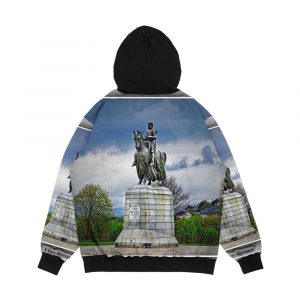 Alternative view of Robert The Bruce Men's All-Over-Print Hoodie
