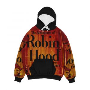 Robin Hood' Vintage Rare Movie Poster Print Men's All-Over-Print Hoodie