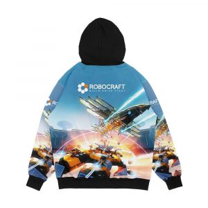 Alternative view of Robocraft Eagle And Wraith Men's All-Over-Print Hoodie