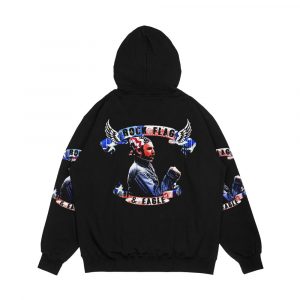 Alternative view of Rock Flag And Eagle Men's All-Over-Print Hoodie