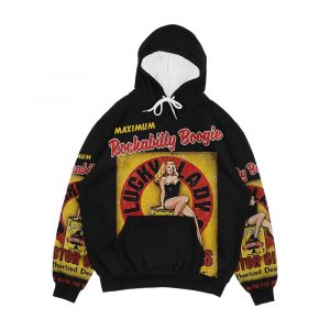 Rockabilly Men's All-Over-Print Hoodie