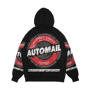 Alternative view of Rockbell Automail Men's All-Over-Print Hoodie