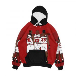 Rodman Mj And Scottie Men's All-Over-Print Hoodie