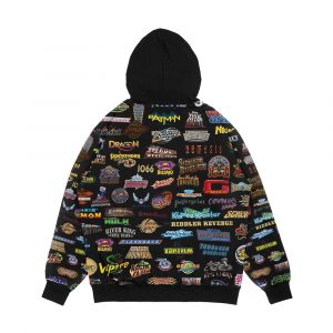 Alternative view of Roller Coasters Men's All-Over-Print Hoodie