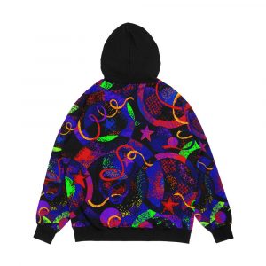 Alternative view of Roller Rink Floor Men's All-Over-Print Hoodie