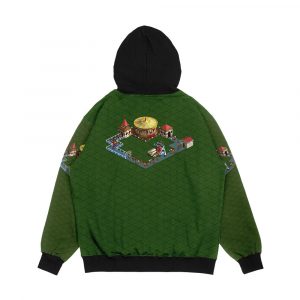 Alternative view of Rollercoaster Tycoon Merry Go Round Men's All-Over-Print Hoodie