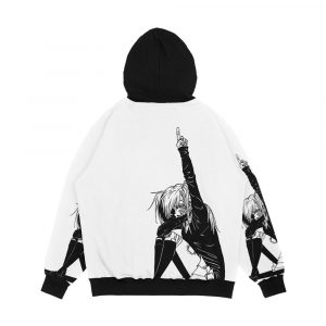 Alternative view of Rolling Girl Men's All-Over-Print Hoodie