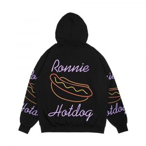 Alternative view of Ronnie Hotdog Men's All-Over-Print Hoodie