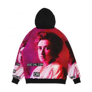 Alternative view of Rosa Luxemburg Men's All-Over-Print Hoodie