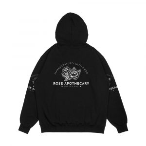 Alternative view of Rose Apothecary Handcrafted With Care Men's All-Over-Print Hoodie