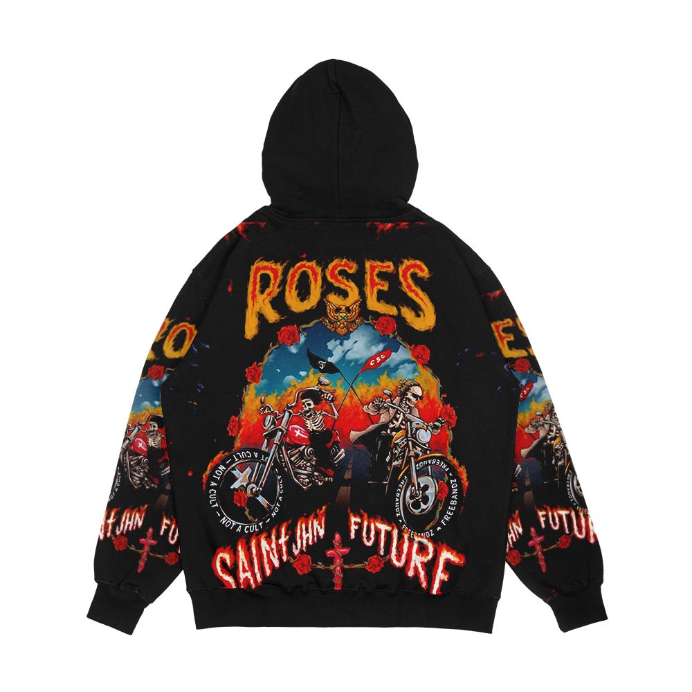 Roses Saint Jhn Men's All-Over-Print Hoodie - Image 2