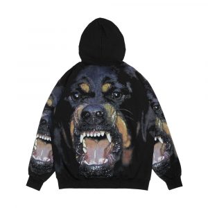 Alternative view of Rottweiler Men's All-Over-Print Hoodie
