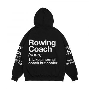 Alternative view of Rowing Coach Funny Definition Trainer Gift Design Men's All-Over-Print Hoodie