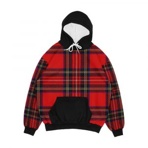 Royal Stewart Tartan Men's All-Over-Print Hoodie