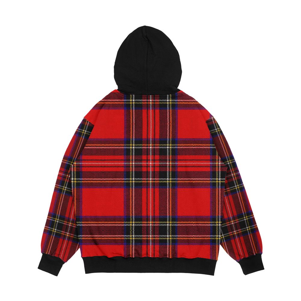 Royal Stewart Tartan Men's All-Over-Print Hoodie - Image 2