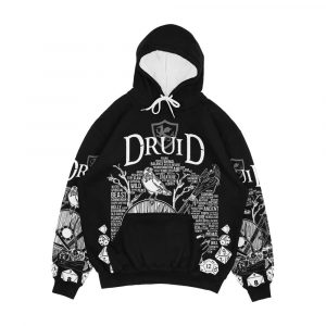 Rpg Class Series Druid White Version Men's All-Over-Print Hoodie