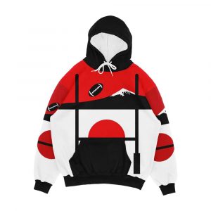Rugby Japan Men's All-Over-Print Hoodie