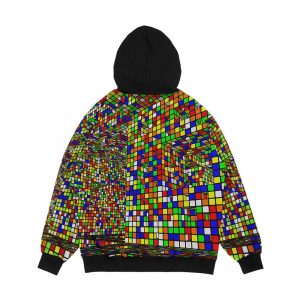 Alternative view of Rumik s Cube Men's All-Over-Print Hoodie