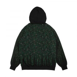 Alternative view of Rune Matrix Men's All-Over-Print Hoodie