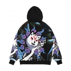 Alternative view of Running Through Kamui Men's All-Over-Print Hoodie