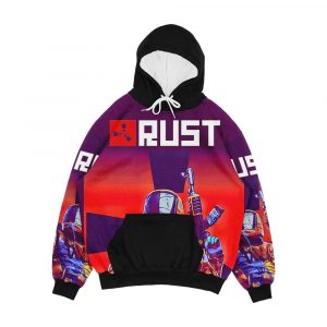 Rust Game Merch Men's All-Over-Print Hoodie