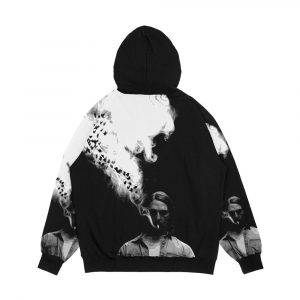 Alternative view of Rustin Cohle From True Detective Smoking A Cigarette Men's All-Over-Print Hoodie