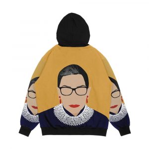 Alternative view of Ruth Bader Ginsburg Men's All-Over-Print Hoodie