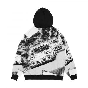 Alternative view of Rx7 Vs Supra V2 Initial D Men's All-Over-Print Hoodie