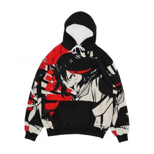 Ry ko Matoi Kill La Kill Japanese Ink %E7 %E6 %E5 %90 Men's All-Over-Print Hoodie