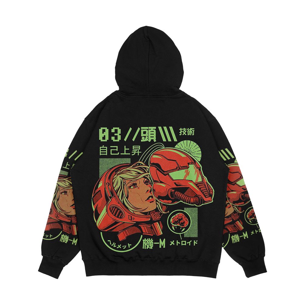 S Head Men's All-Over-Print Hoodie - Image 2