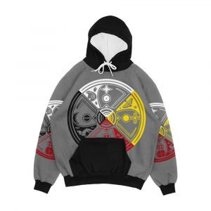 Sacred Hoop Medicine Wheel Men's All-Over-Print Hoodie