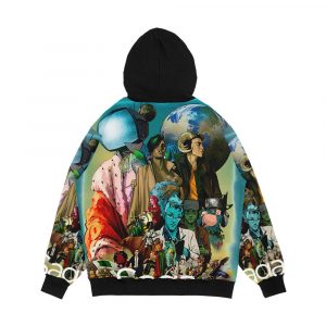 Alternative view of Saga Comic Characters Geek Men's All-Over-Print Hoodie