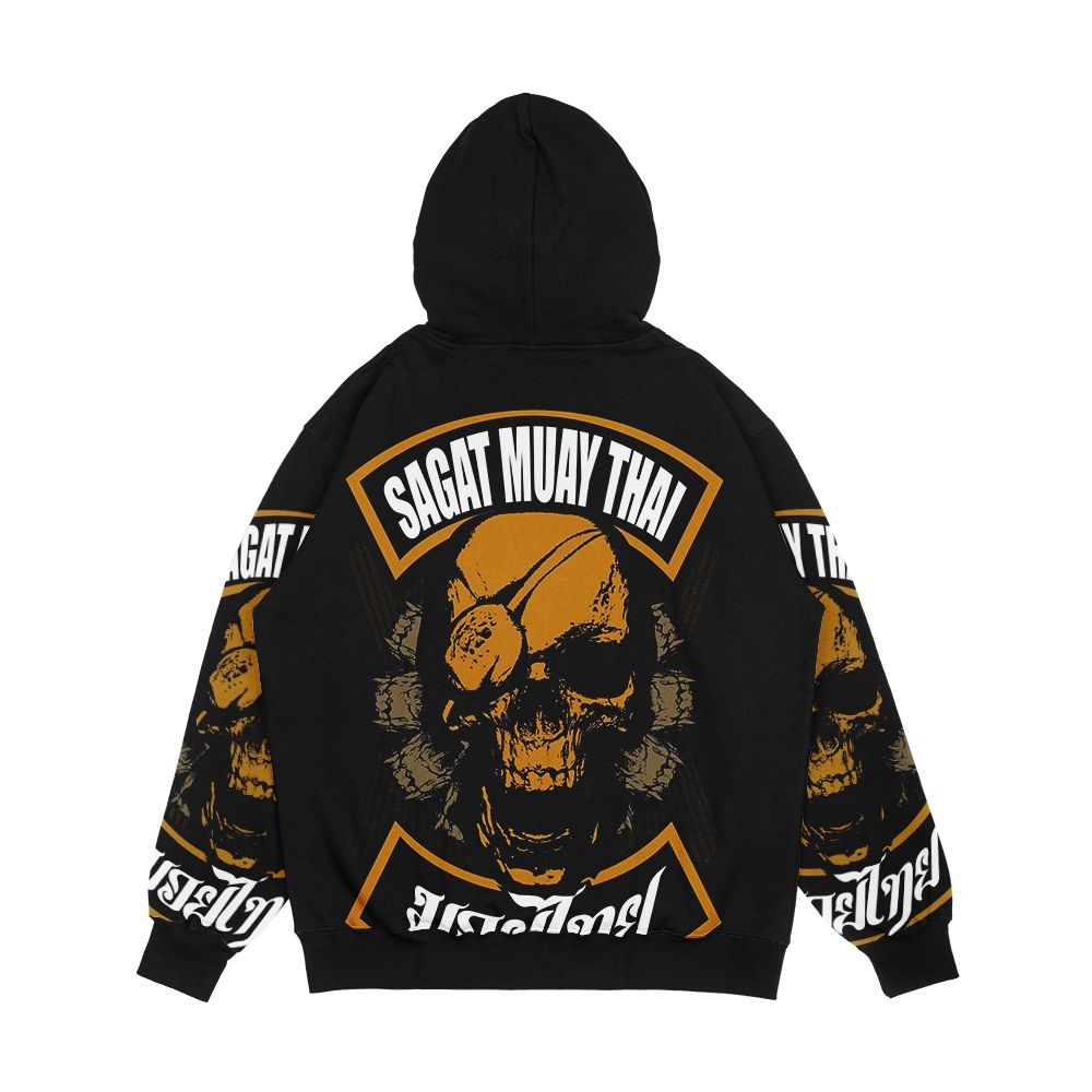 Sagat Muay Thai Fighter Thailand Martial Art Men's All-Over-Print Hoodie - Image 2