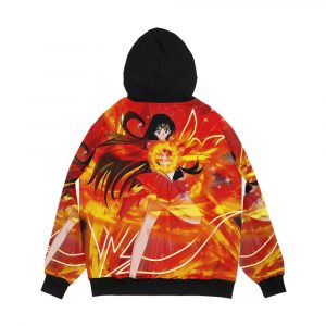 Alternative view of Sailor Mars Men's All-Over-Print Hoodie