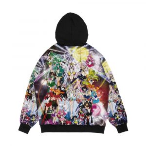 Alternative view of Sailor Scouts Men's All-Over-Print Hoodie
