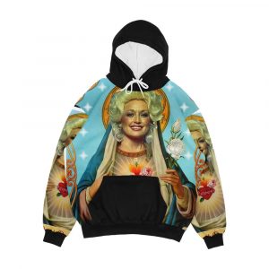 Saint Dolly Parton Men's All-Over-Print Hoodie