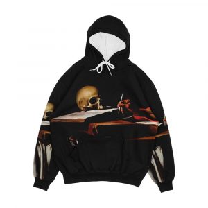 Saint Jerome Writing Michelangelo Merisi Da Caravaggio Men's All-Over-Print Hoodie