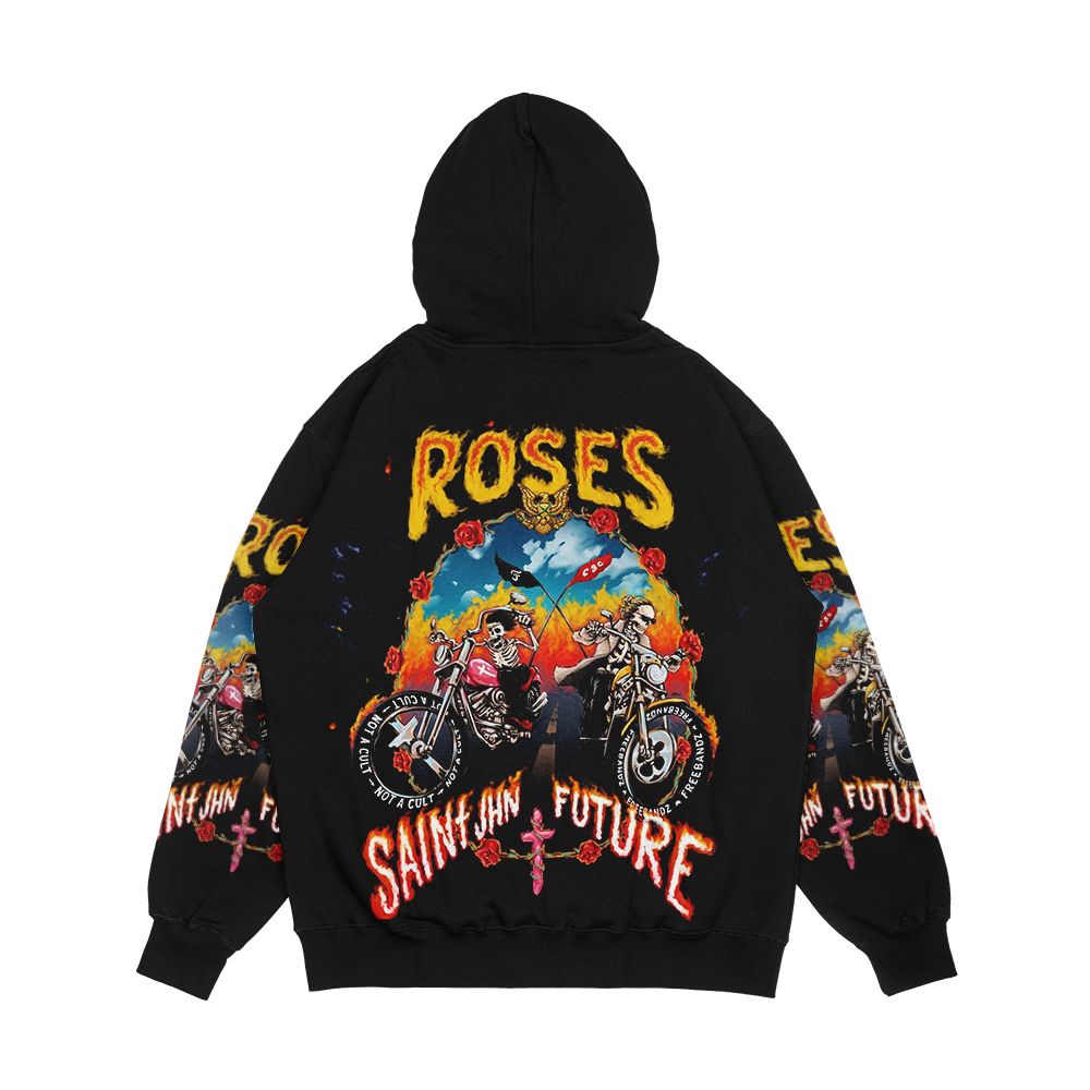 Saint Jhn Future Roses Tour 2020 Malamselasa Men's All-Over-Print Hoodie - Image 2