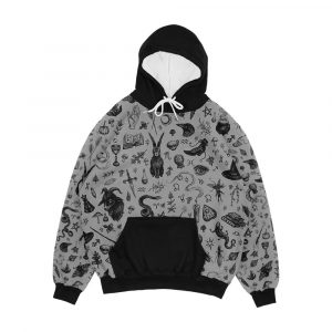 Salem Witch Men's All-Over-Print Hoodie