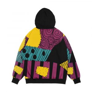 Alternative view of Sally Patchwork Dress Men's All-Over-Print Hoodie